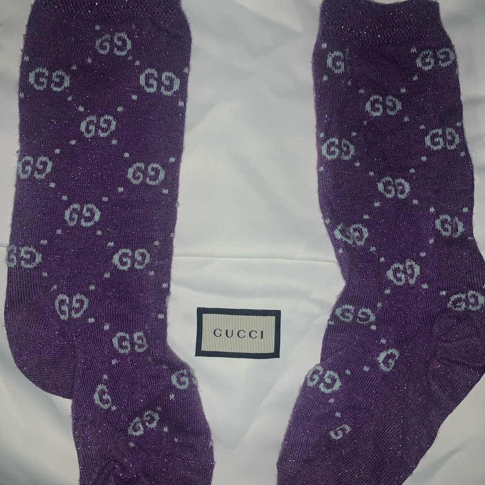 Gucci Purple Kids Socks - Picture 4 of 6